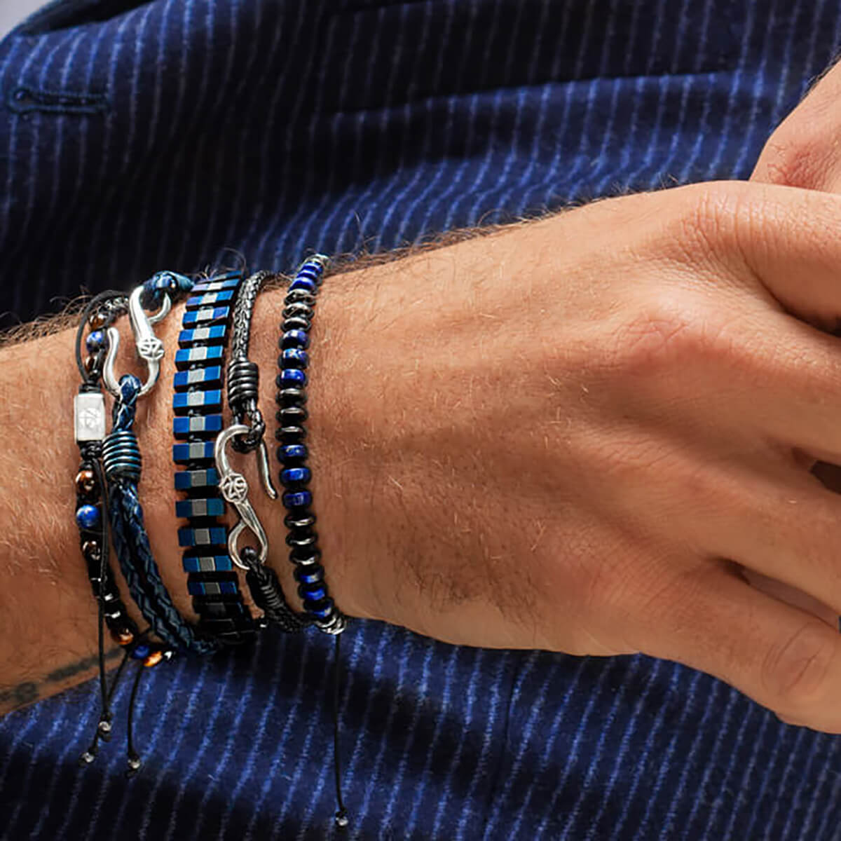 Bracelet CAPE COD 25 Cuir Noir