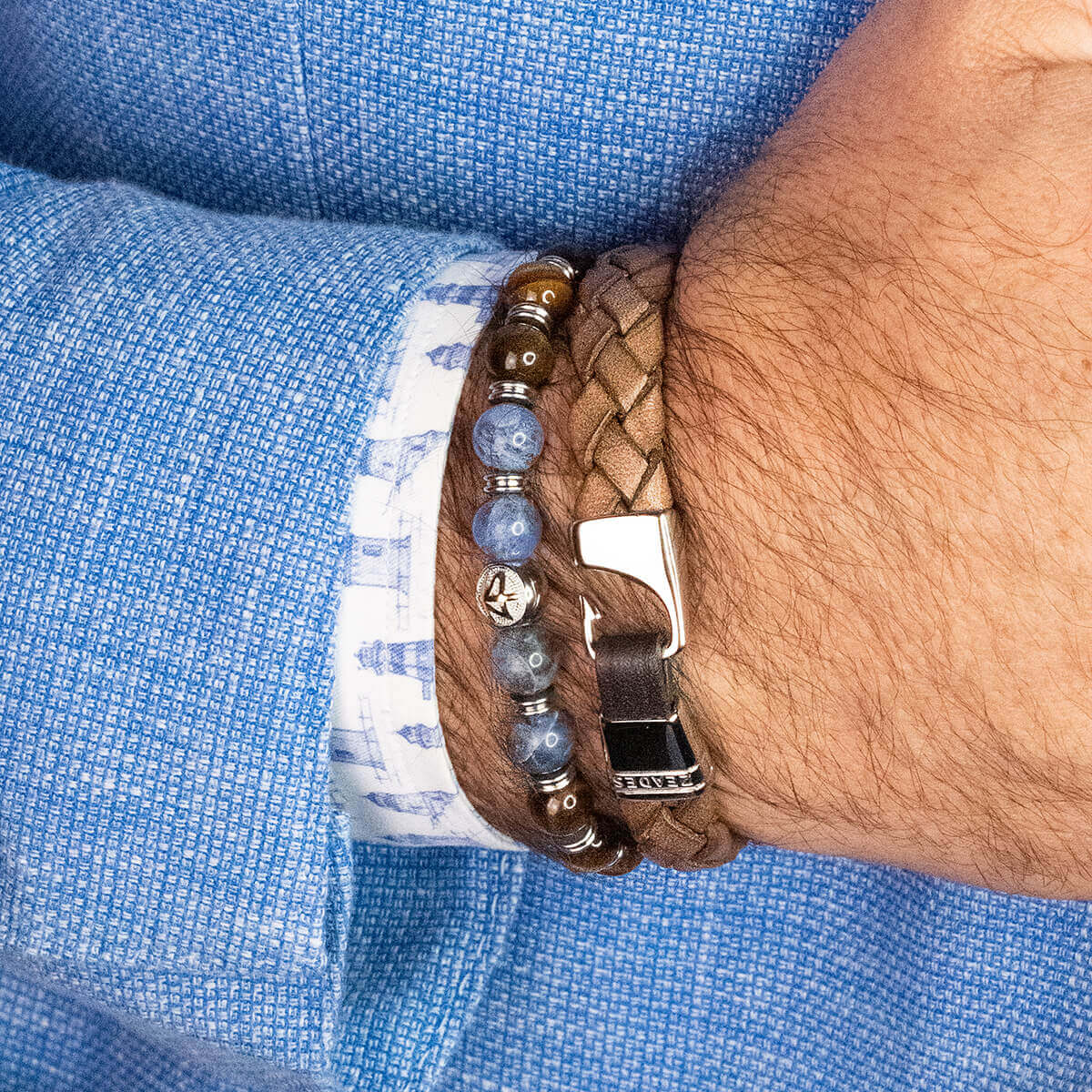 Tiger eye beads bracelet CHANDELIER