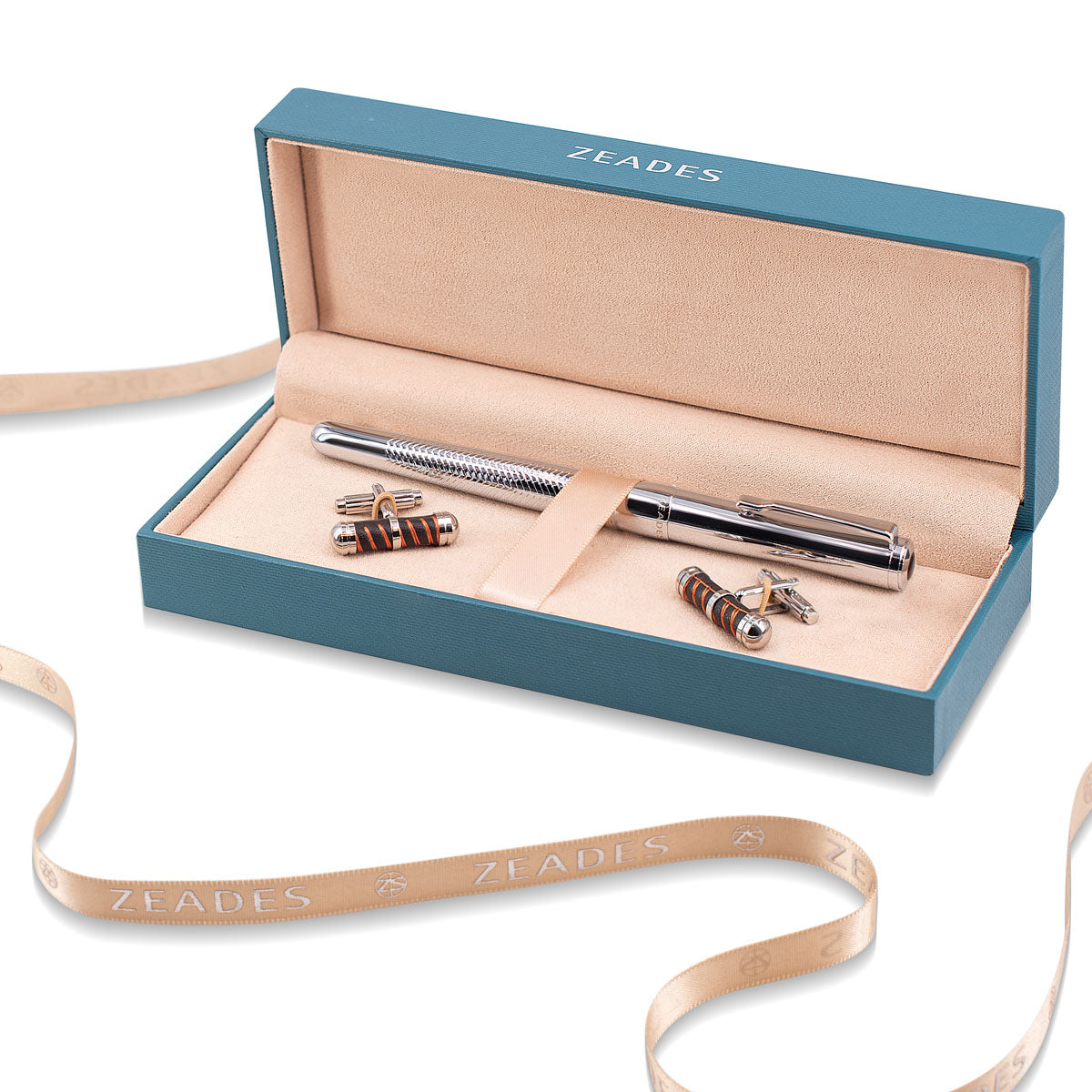 SET Cadeau : Boutons de Manchette et Stylo pour homme.