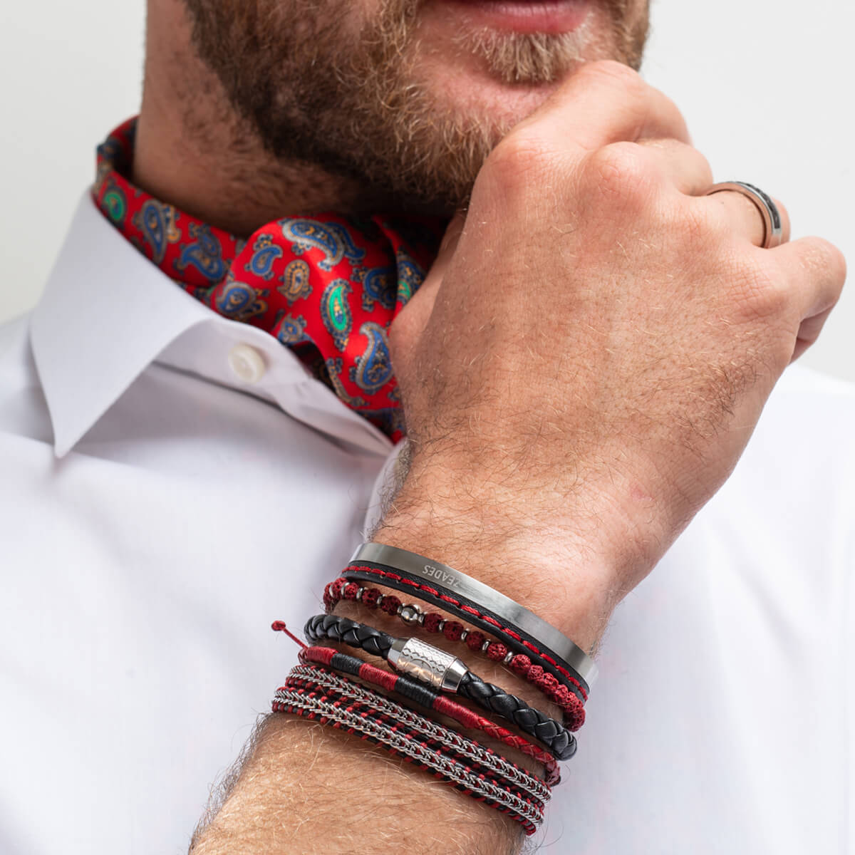 Bracelet MALAWI Black Leather