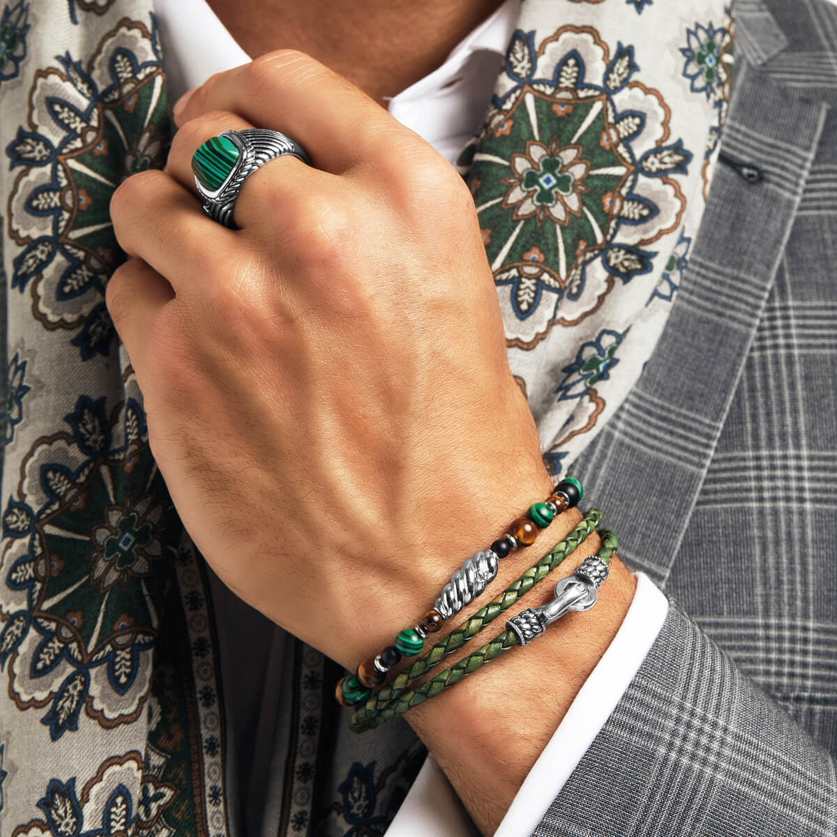 Argent 925 - Bracelet KNOT CARRICK Mala SI