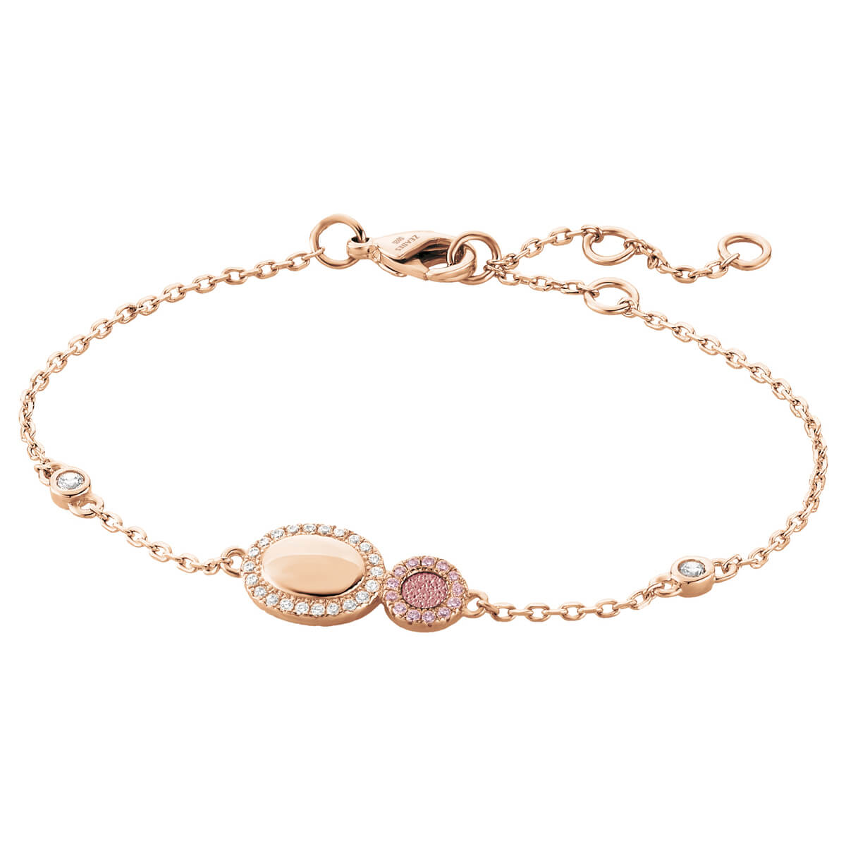 Bracelet GALETS Petit Rose RO