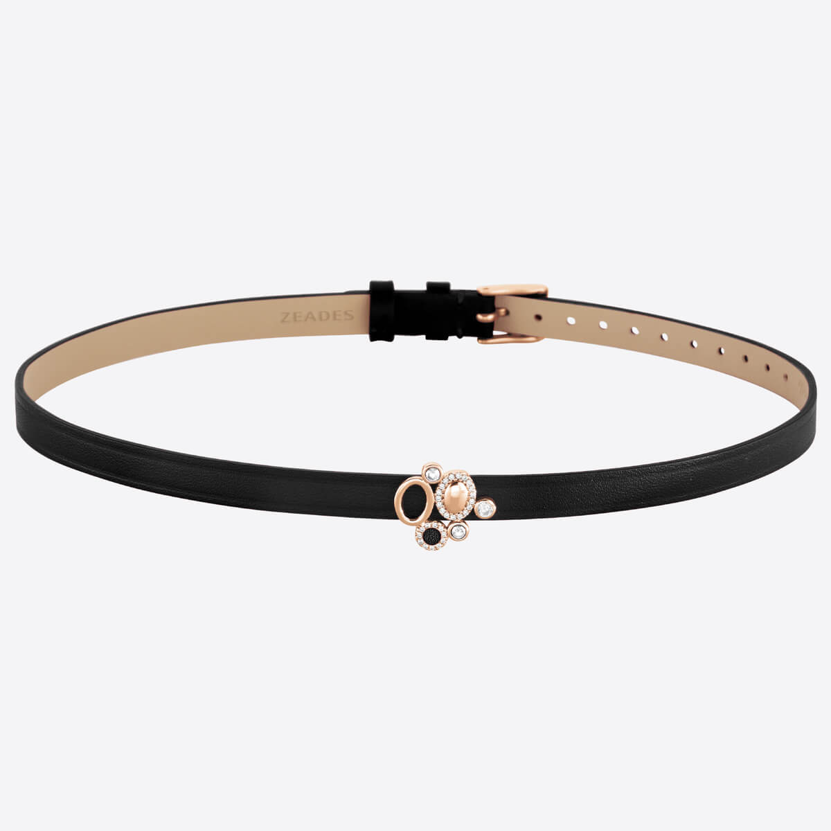 2 in 1, Choker & Bracelet GALETS 8DT Black RO