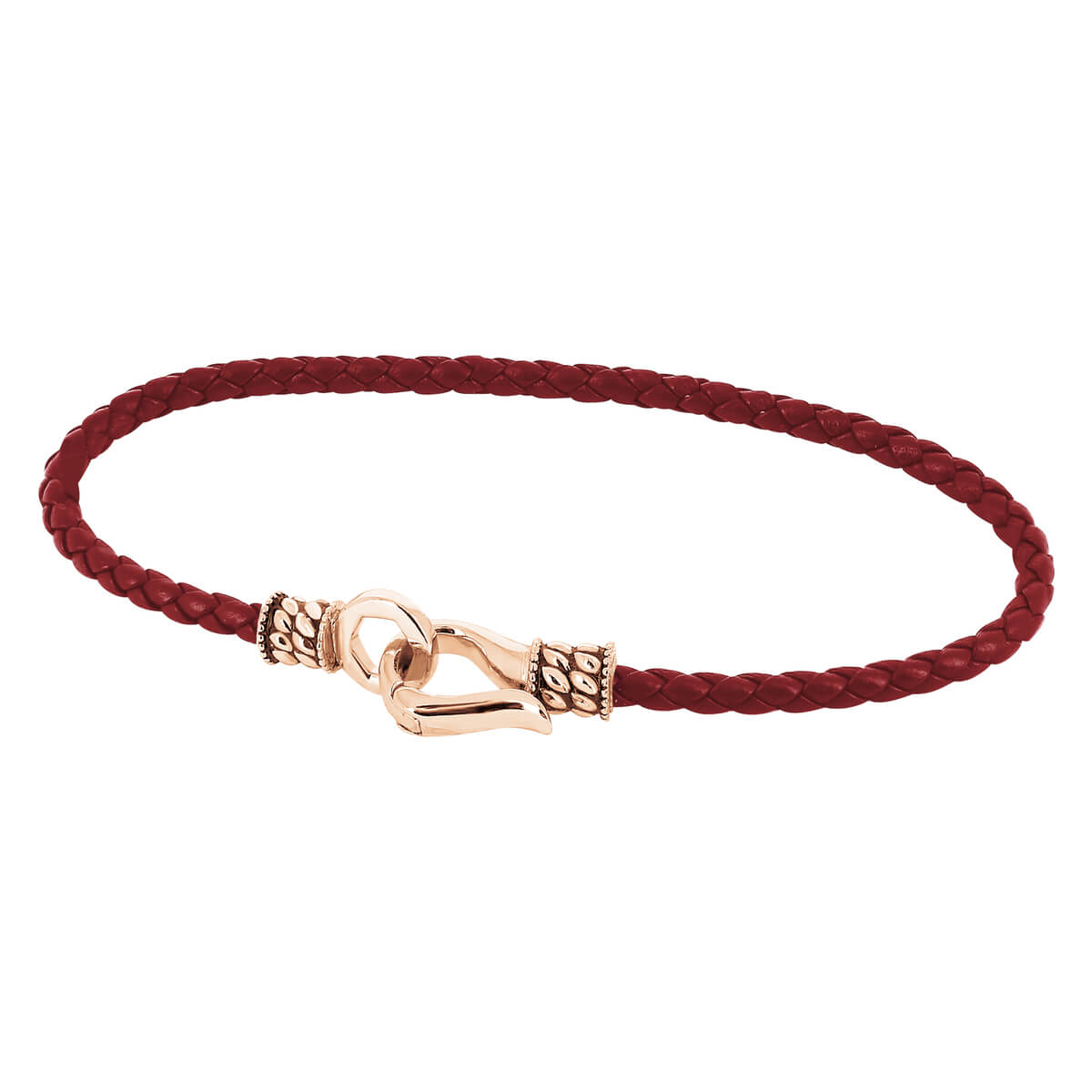 925 SILVER * Bracelet CAPTURE 3S RedV Leather