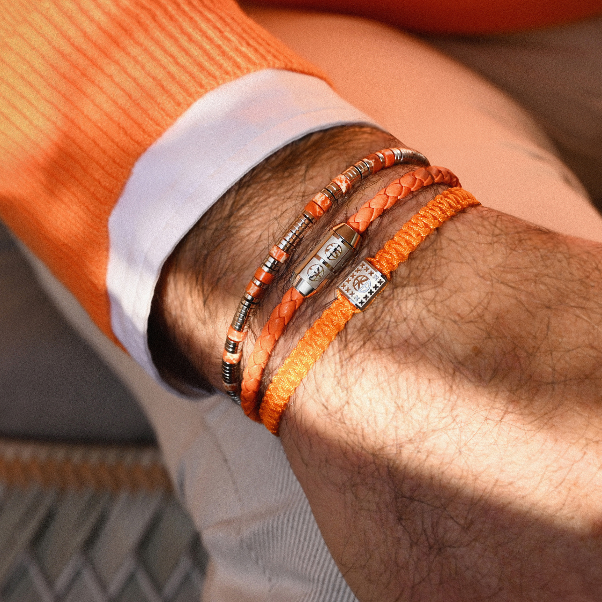 3 Bracelets SET 285 - Imperial Jasper