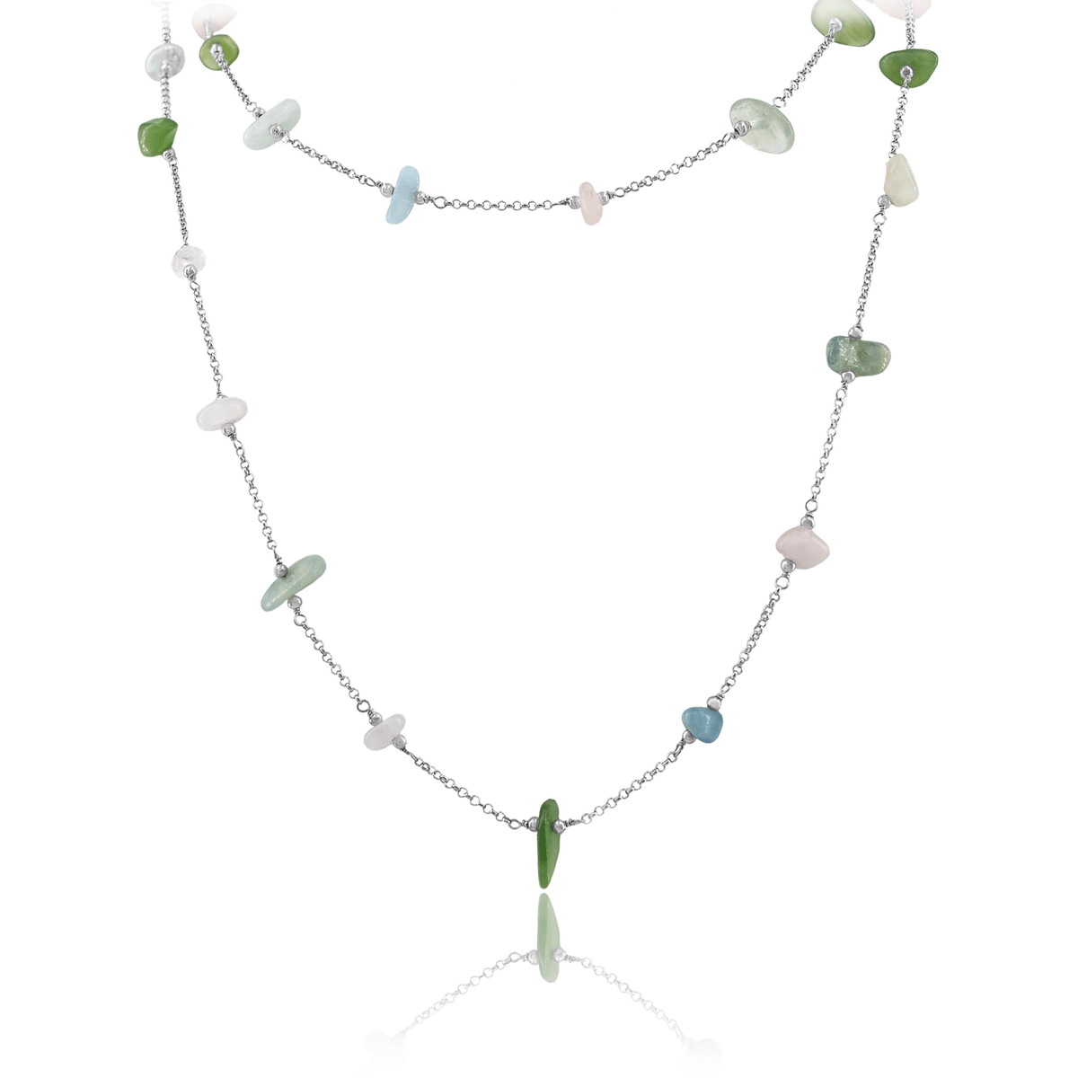 Collier Long VIE OCEANE Vert SI