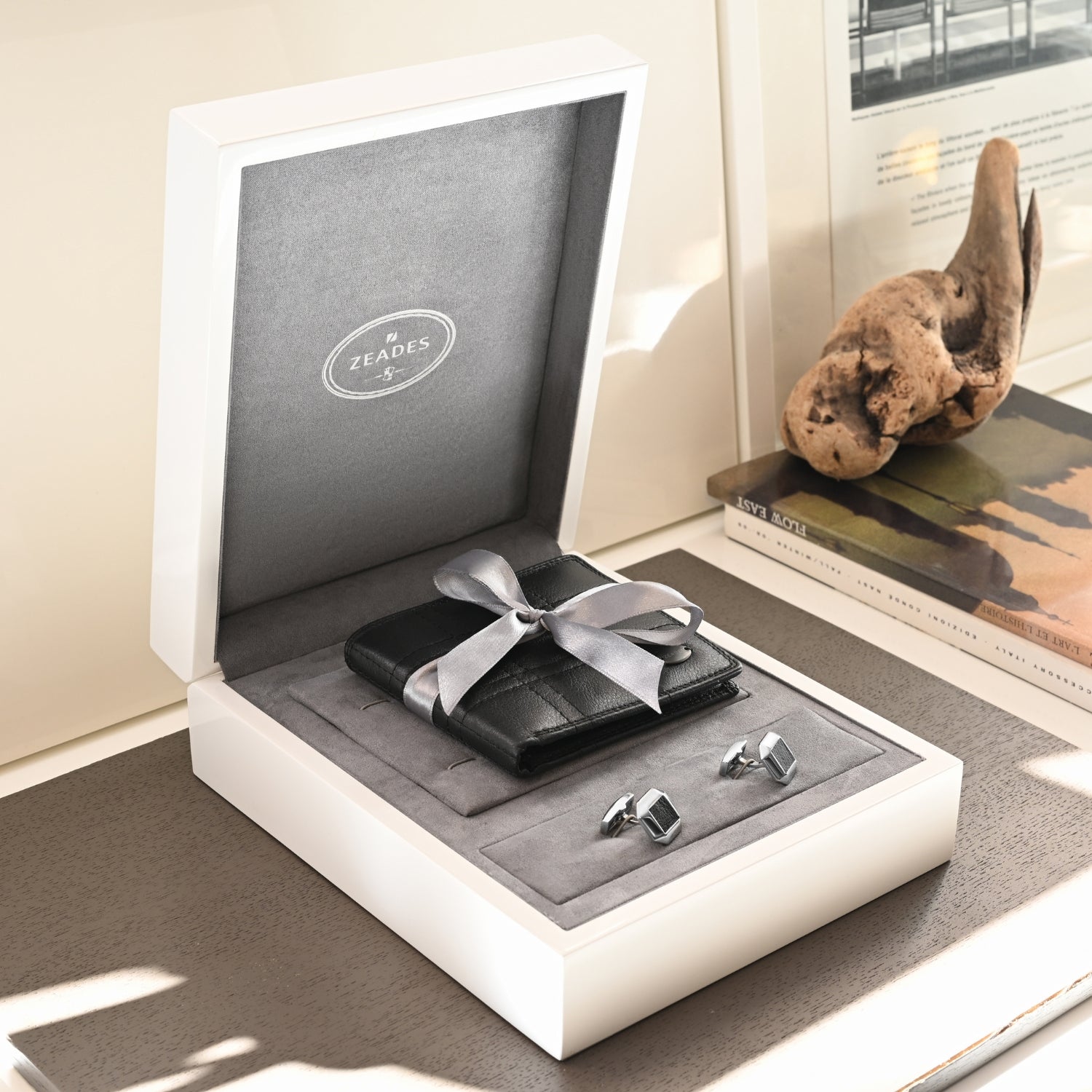 Men's Wallet and Cufflins Gift Set