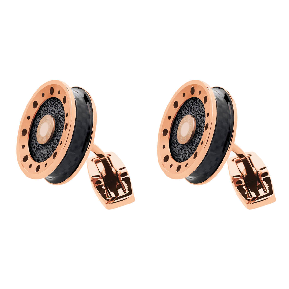 Boutons de manchette SURFACE FLEET Black IPR