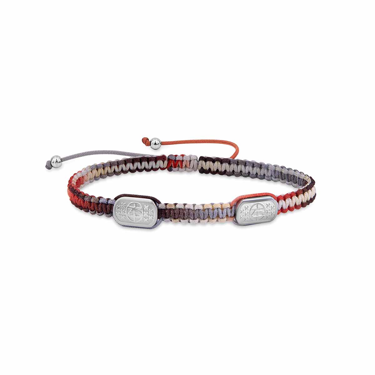 3 bracelets SET 219 - Orange-Brown