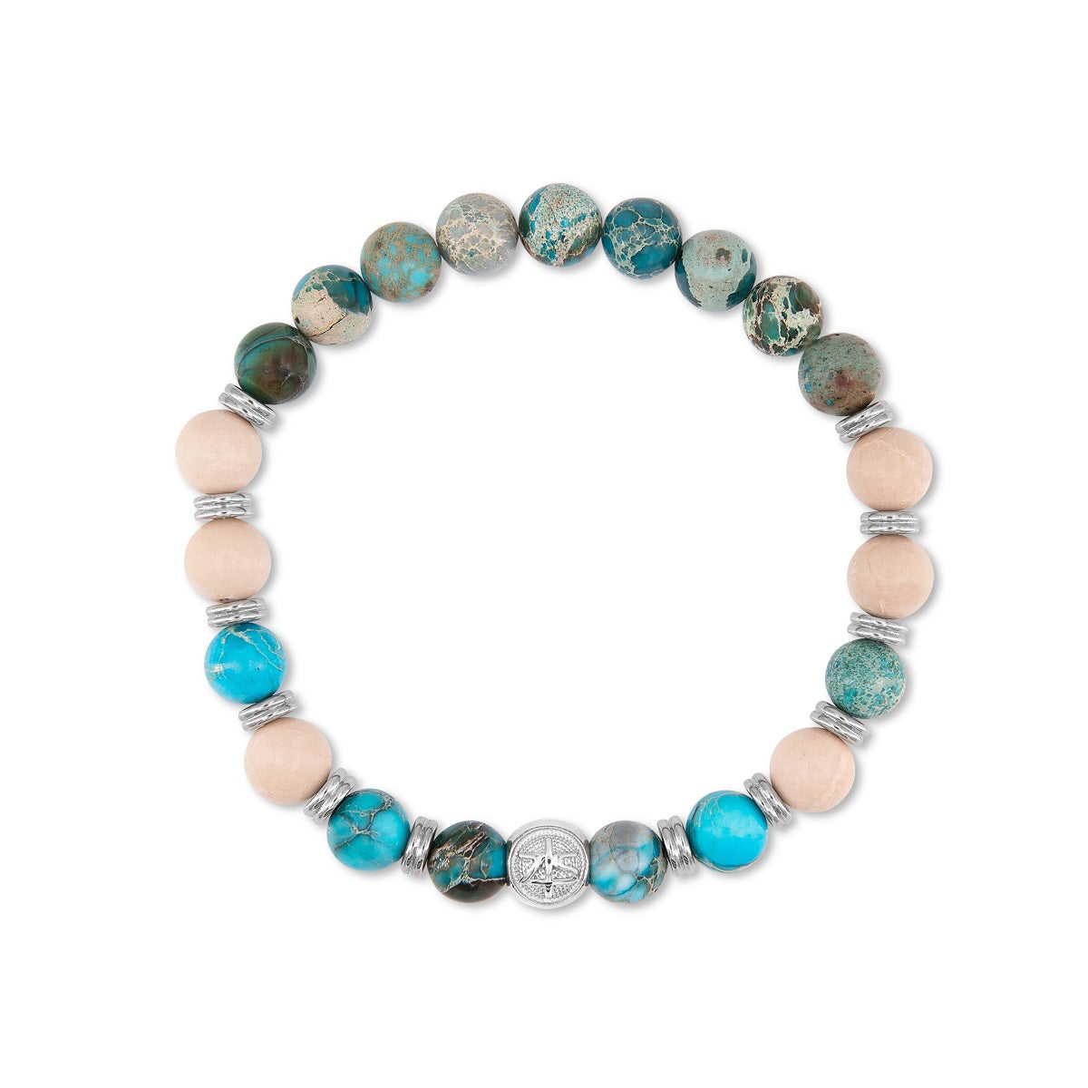 3 bracelets SET 227 - Turquoise-Jaspe