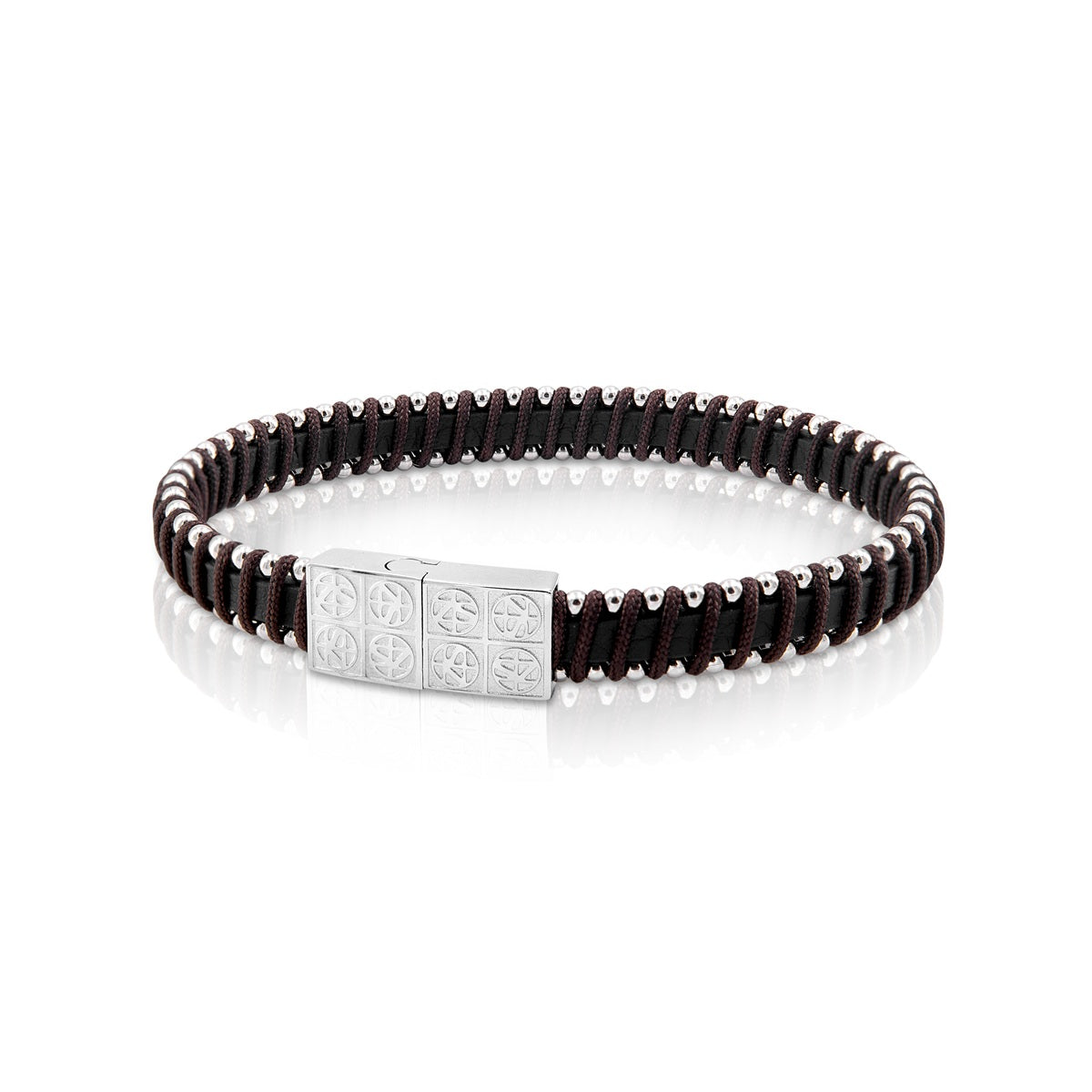 3 bracelets SET 233 - Marron-Oeil de Tigre