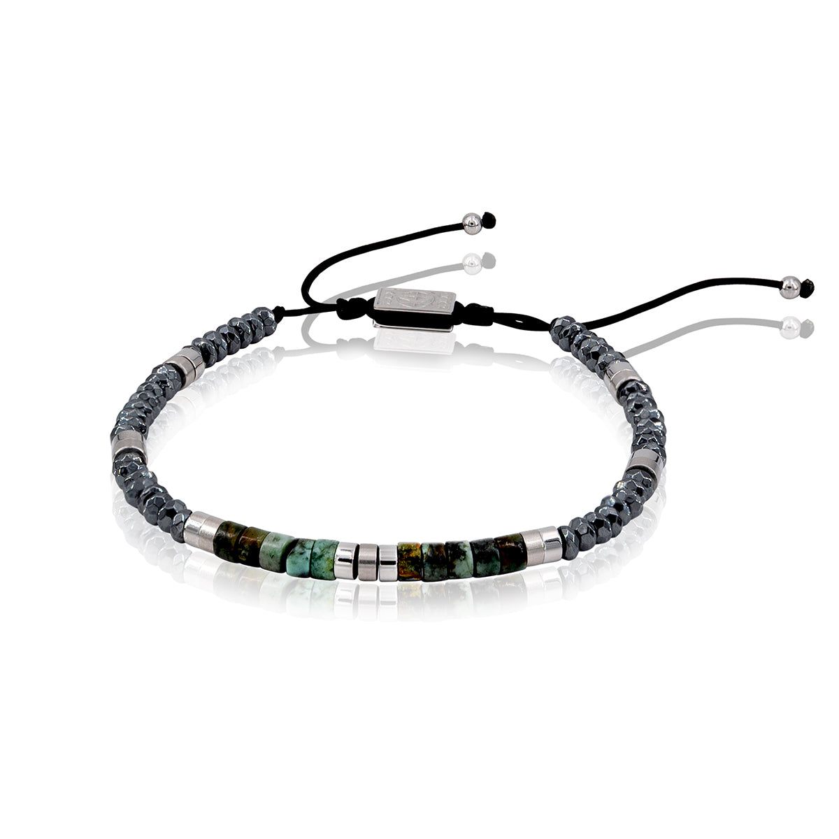 3 Bracelets SET 270 - Green-Grey