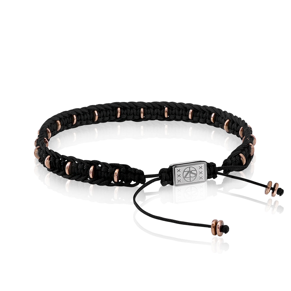 3 bracelets SET 290 - Rose Gold-Blue Ceramic