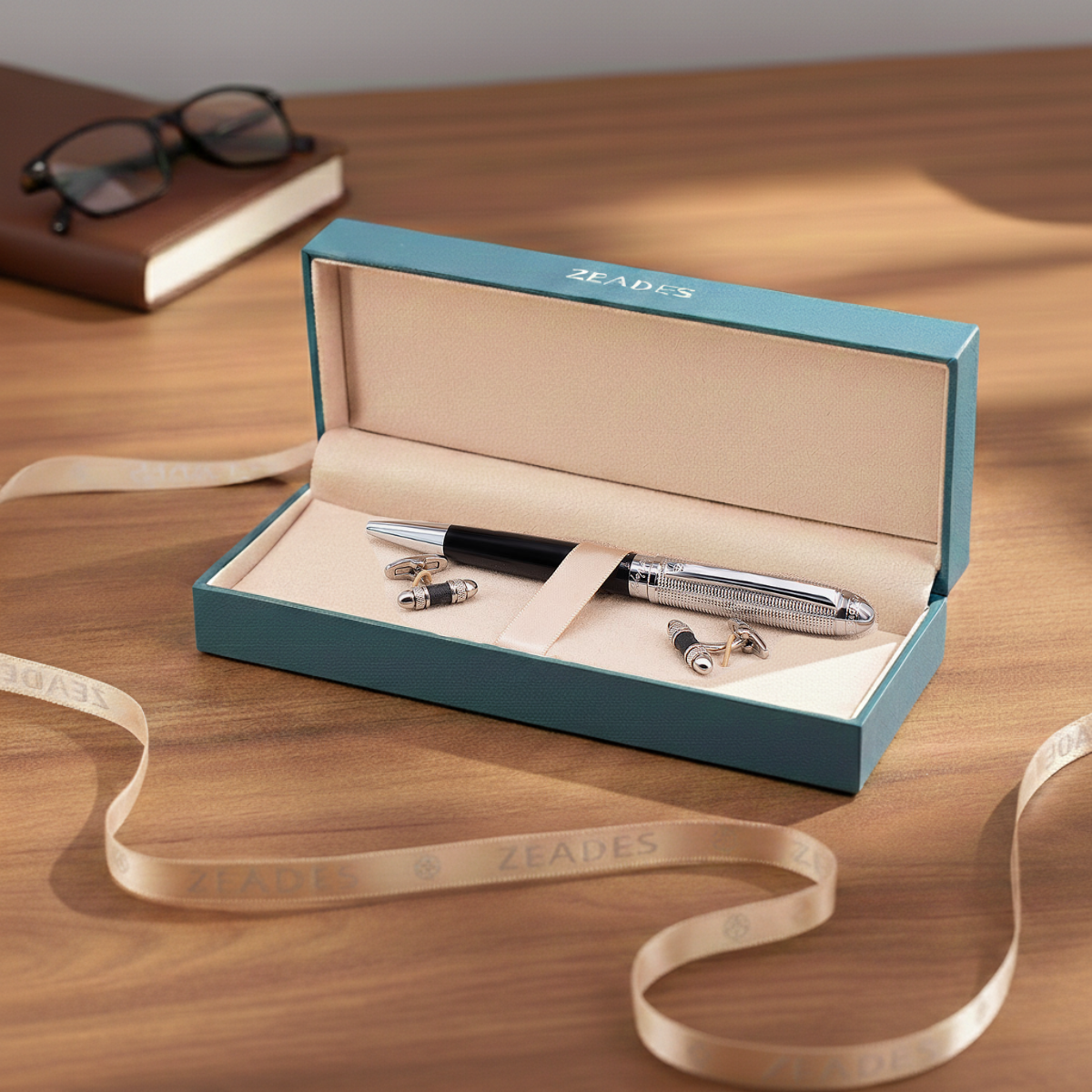 Cufflinks and Pen Gift Set