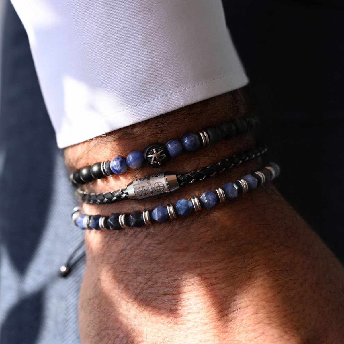 Bracelet LOME - Sodalite Lave