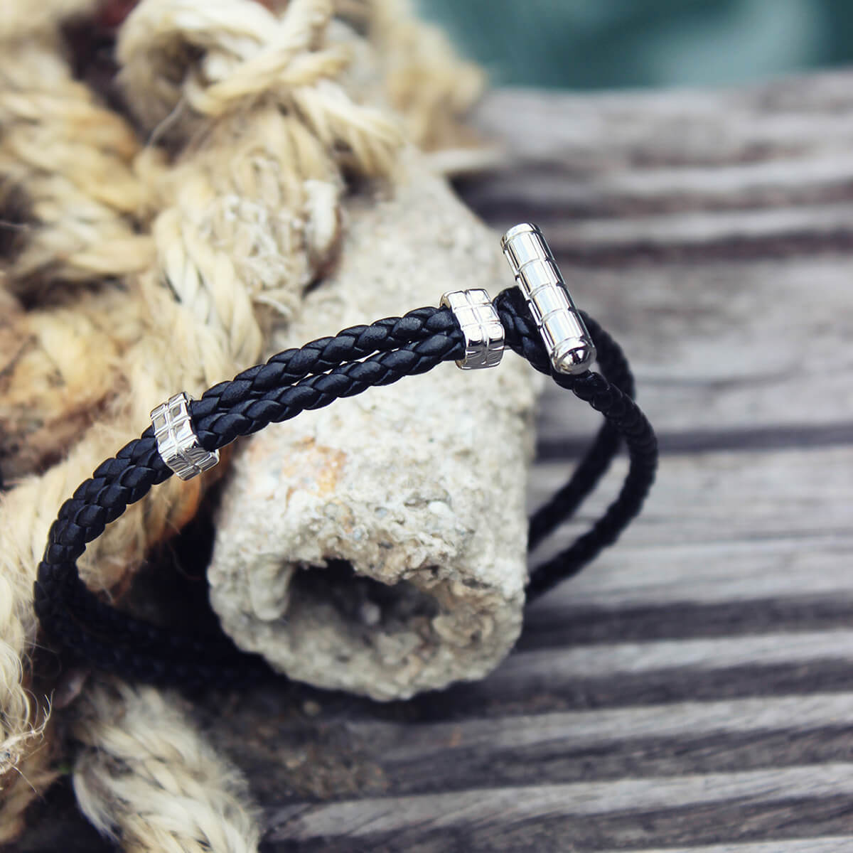 Bracelet BOLT T-Bar Black