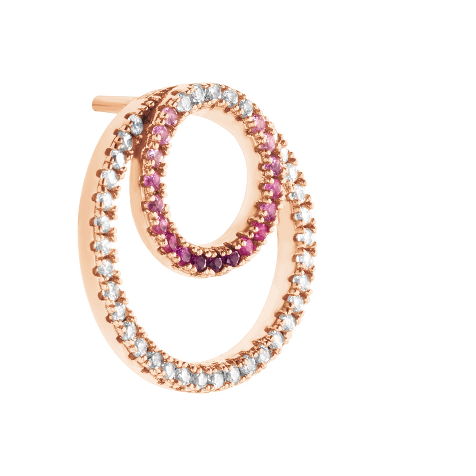 Earrings AIR Amaranth Rose Gold