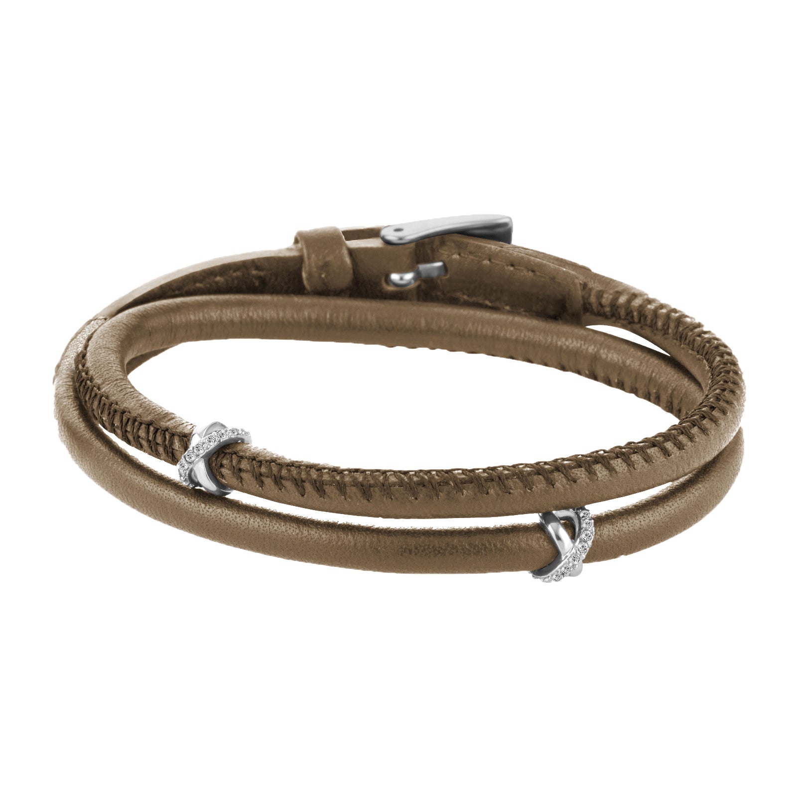 Bracelet A-MER-ELLE 2R Taupe