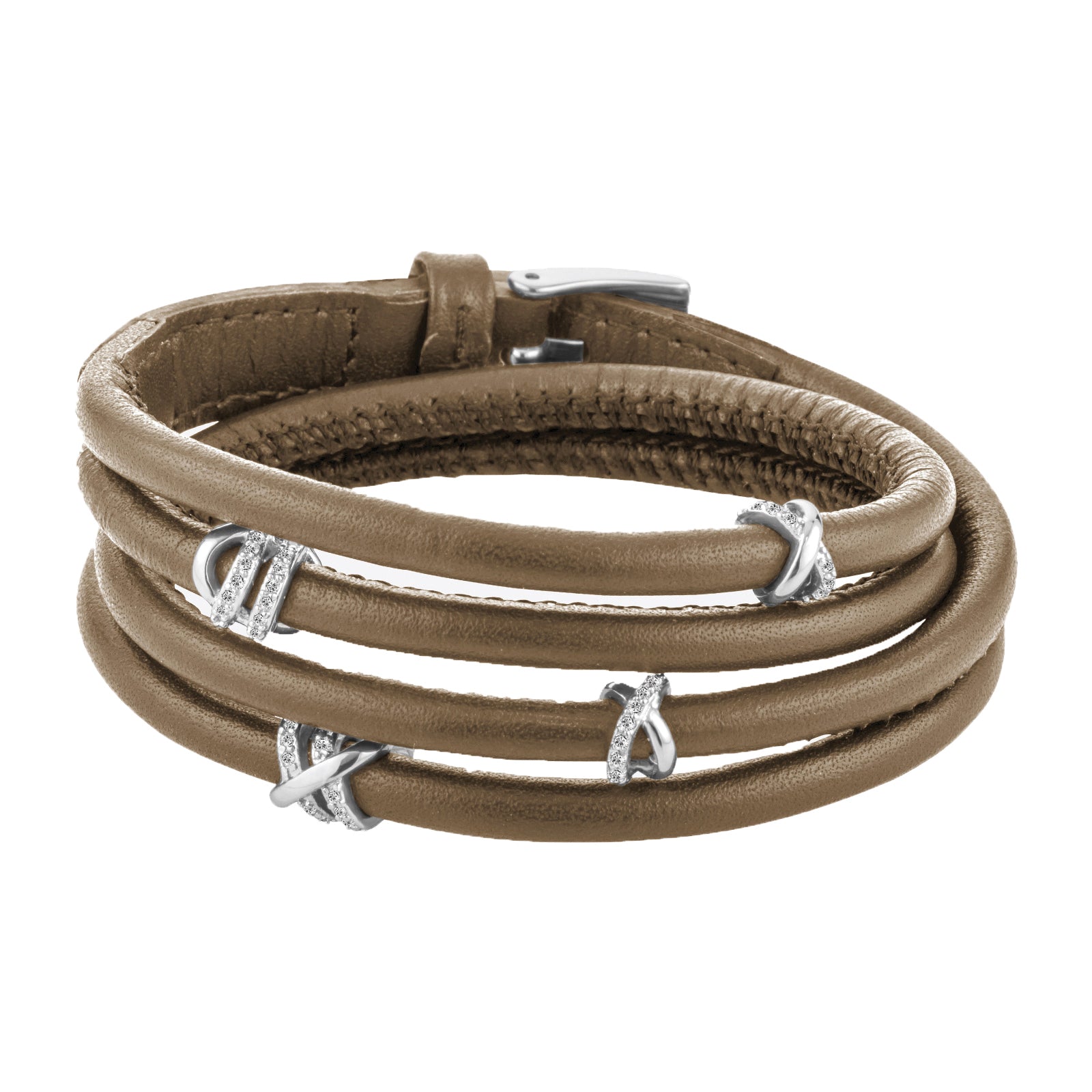 Bracelet A-MER-ELLE 4R Taupe