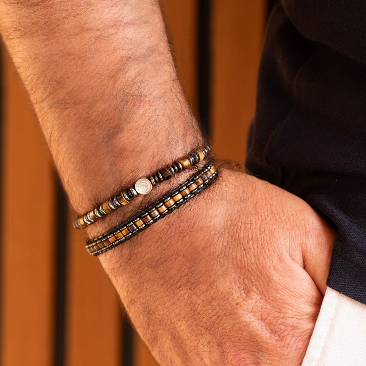 Aport Presents Bracelet Rudraksha Œil de Tigre Homme & Femme #Aport-3216 Aport Presents Bracelet Rudraksha Œil de Tigre Homme & Femme #Aport-3216