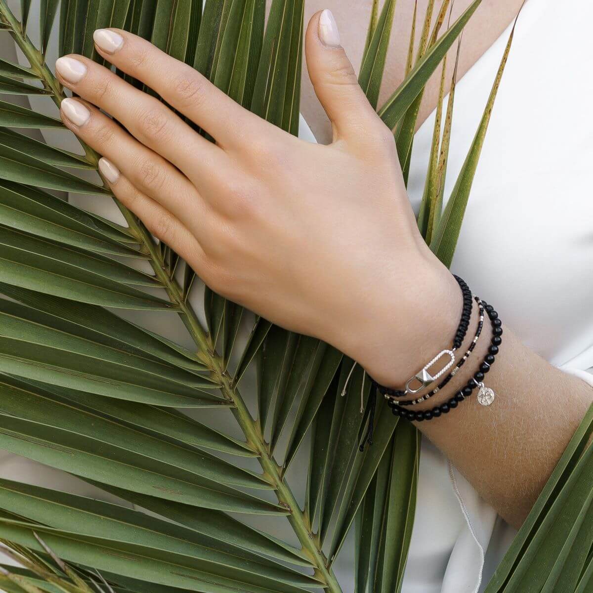 Bracelet lien Forest - 7 Couleurs | Natasha R Bijoux en Argent