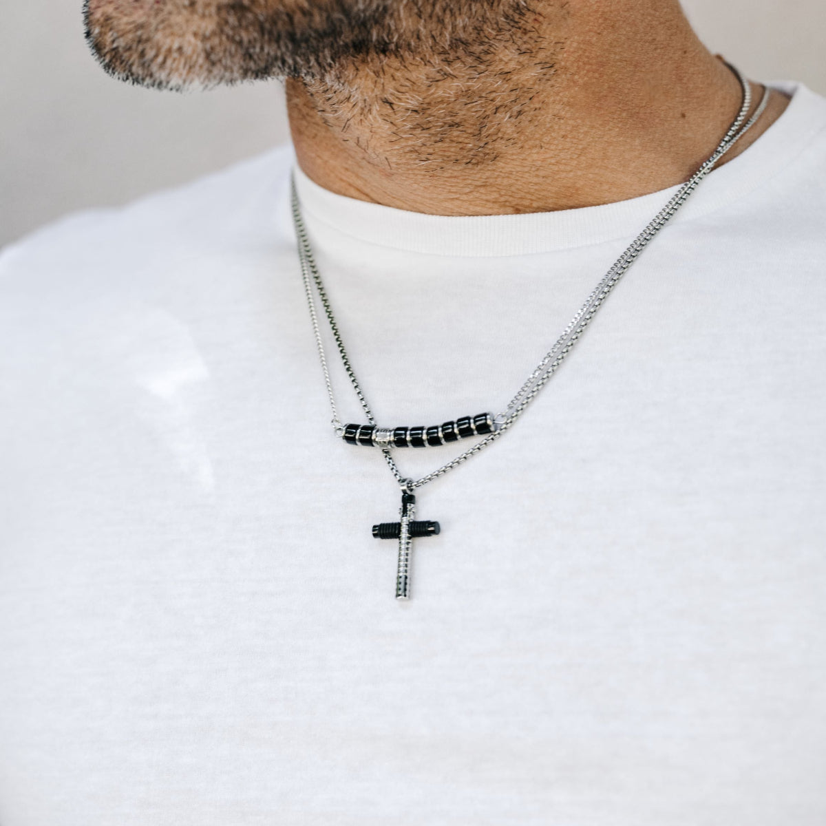 Necklace SWING QUARTET Agate