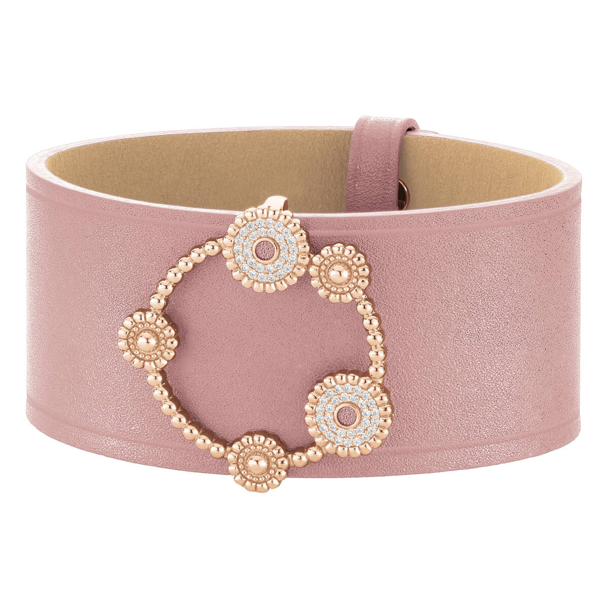 Cuff BOURGEON FLORAL Rose RO