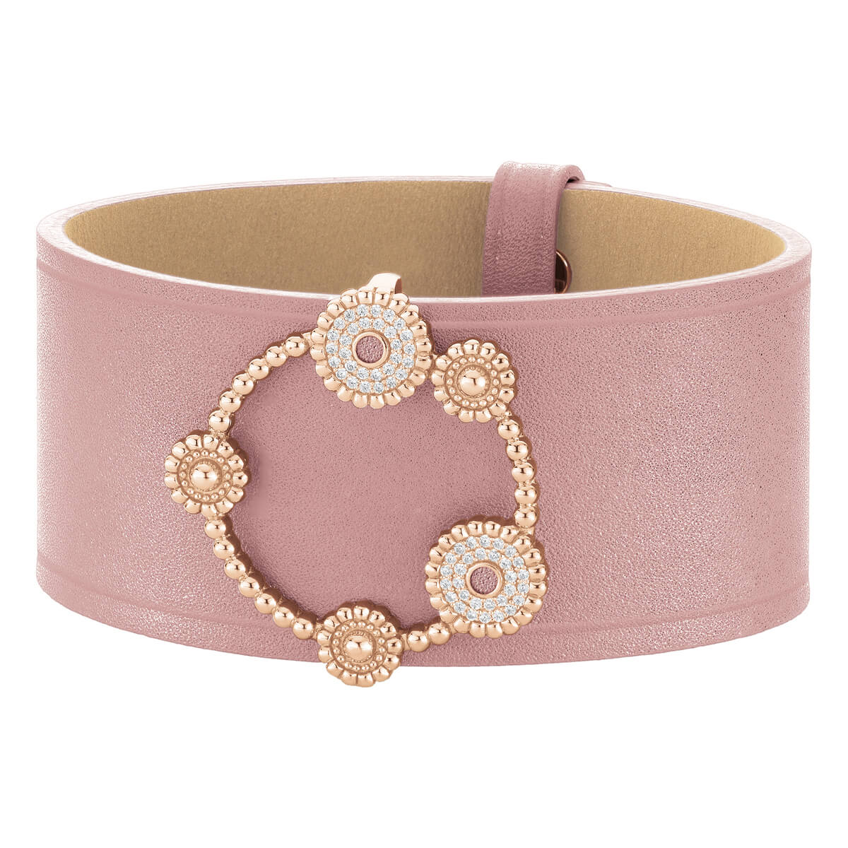 Manchette BOURGEON FLORAL Rose RO