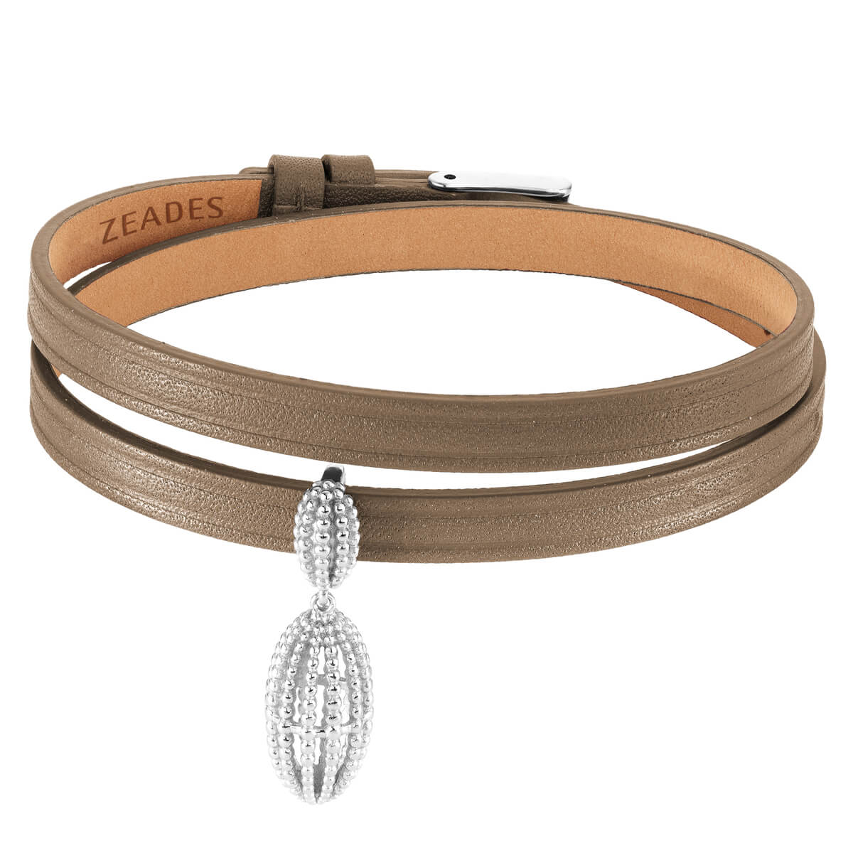 2 in 1, Choker and Bracelet JARDIN EXOTIQUE 6DT Taupe SI