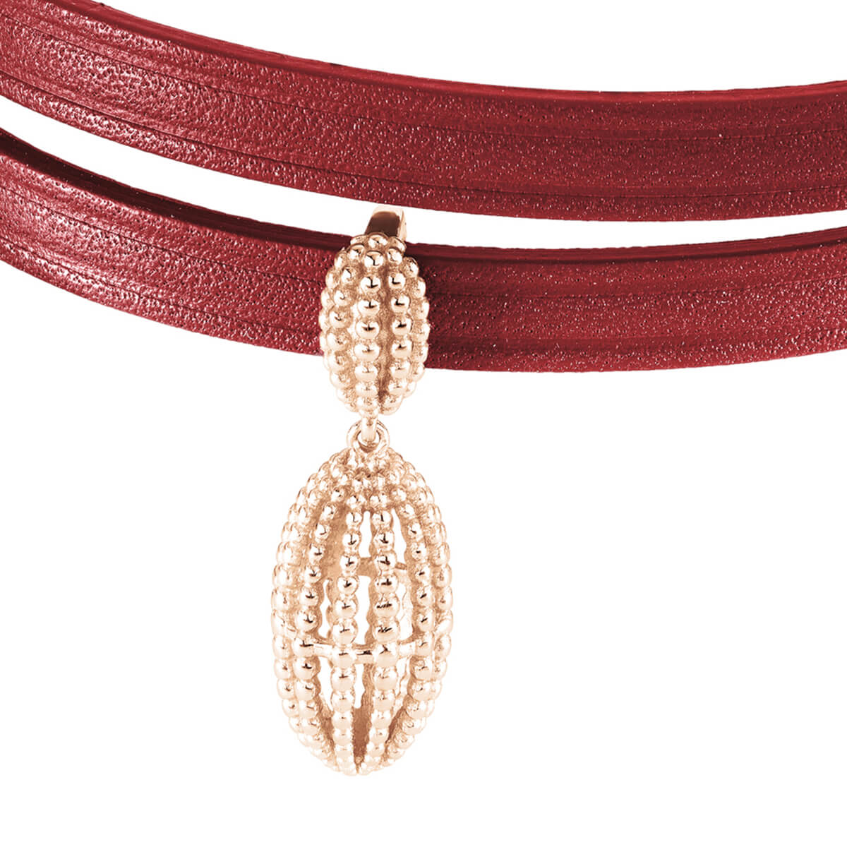 2 in 1, Choker and Bracelet JARDIN EXOTIQUE 6DT Amaranth RO