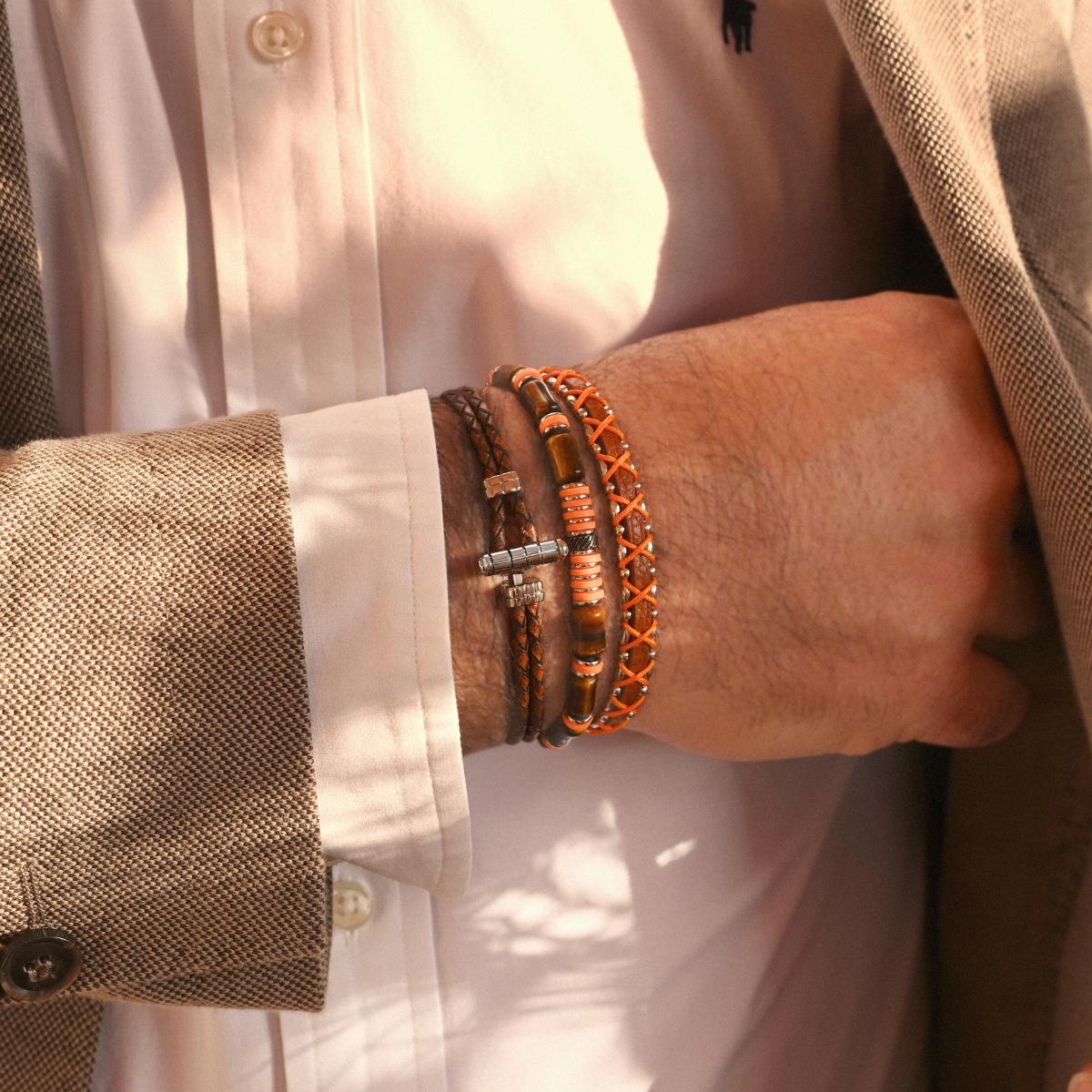 3 Bracelets SET 284 - Tiger Eye