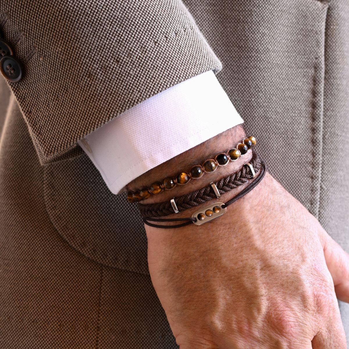 Bracelet ISOLOTTO Brown Cord