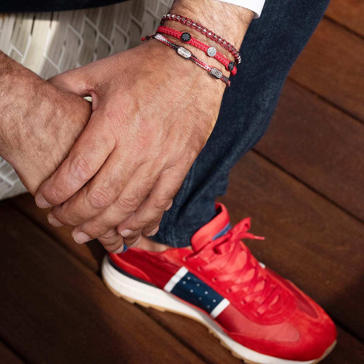Bracelet AMIRAL eco Gun.Red