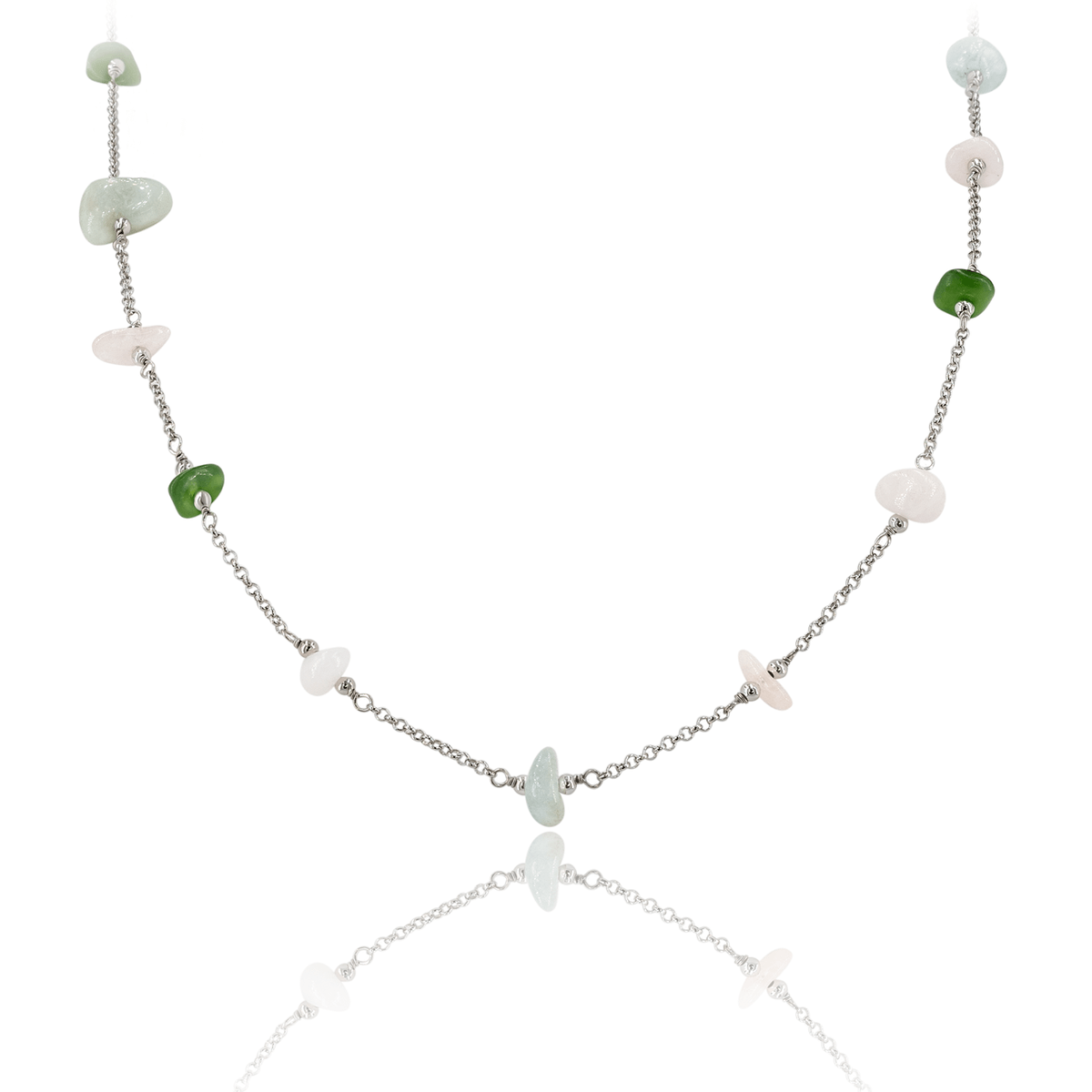 Necklace VIE OCEANE Green SI