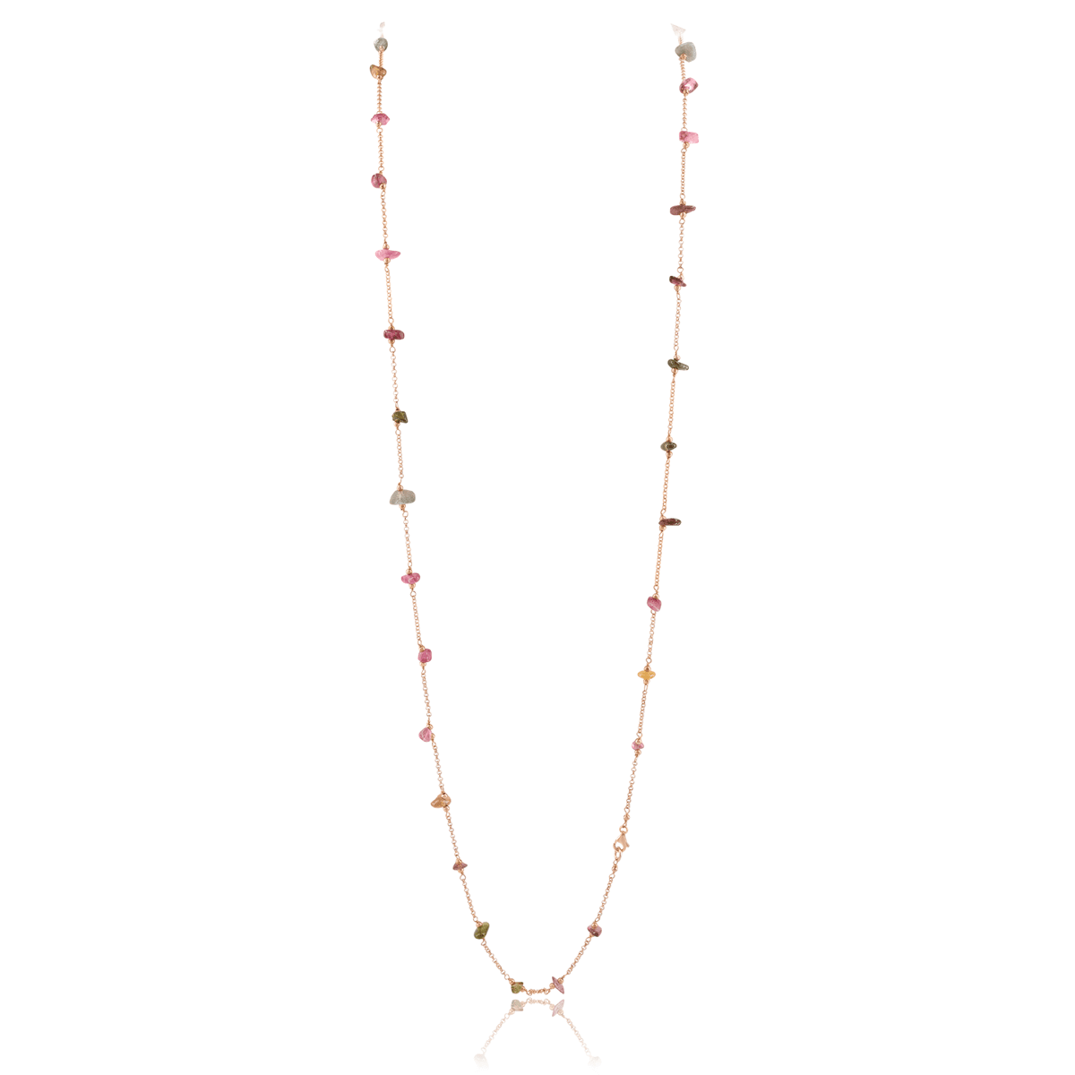 Long Necklace VIE OCEANE Rose RO