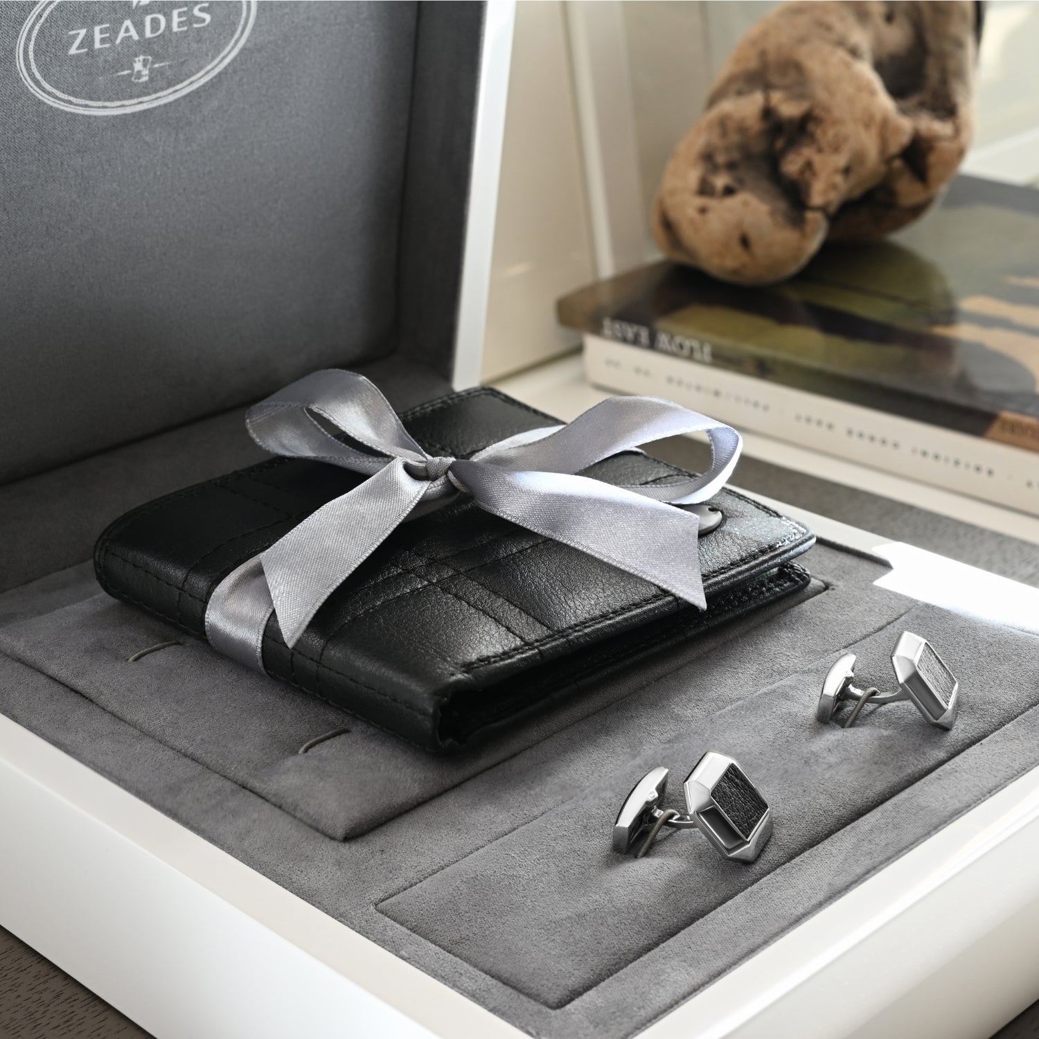 Men's Wallet and Cufflins Gift Set