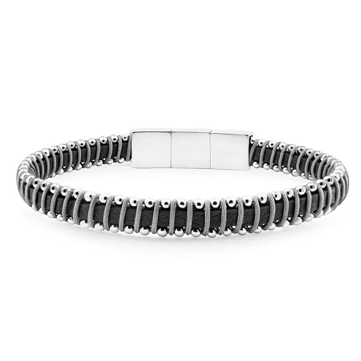 3 bracelets SET 218 - Bleu-Marron