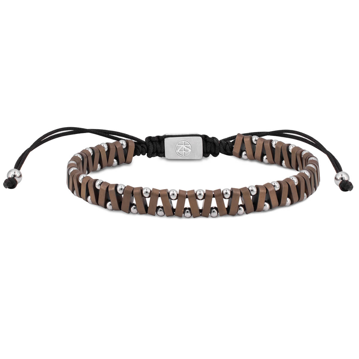 3 bracelets SET 213 - Orange-Marron