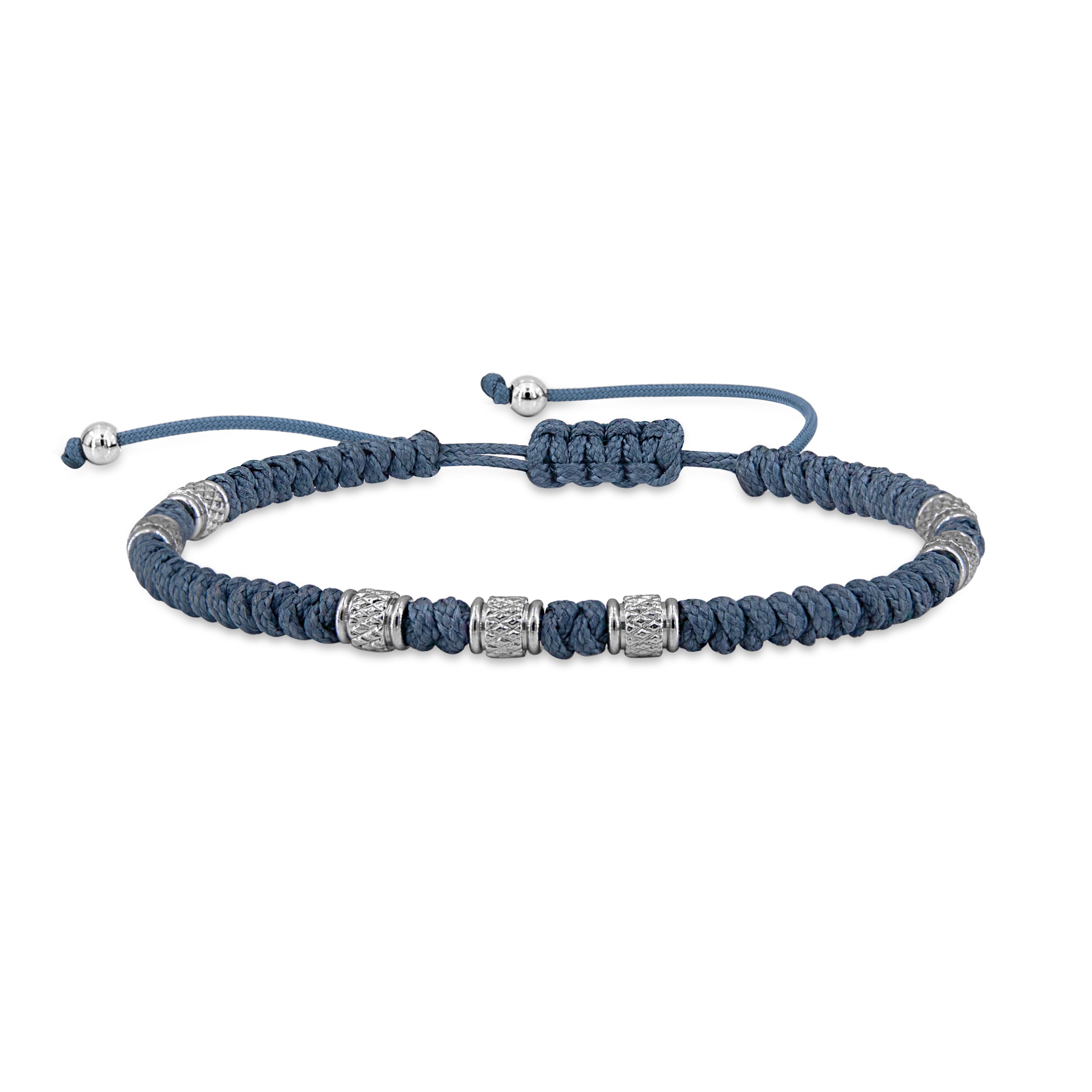 3 bracelets SET 218 - Bleu-Marron