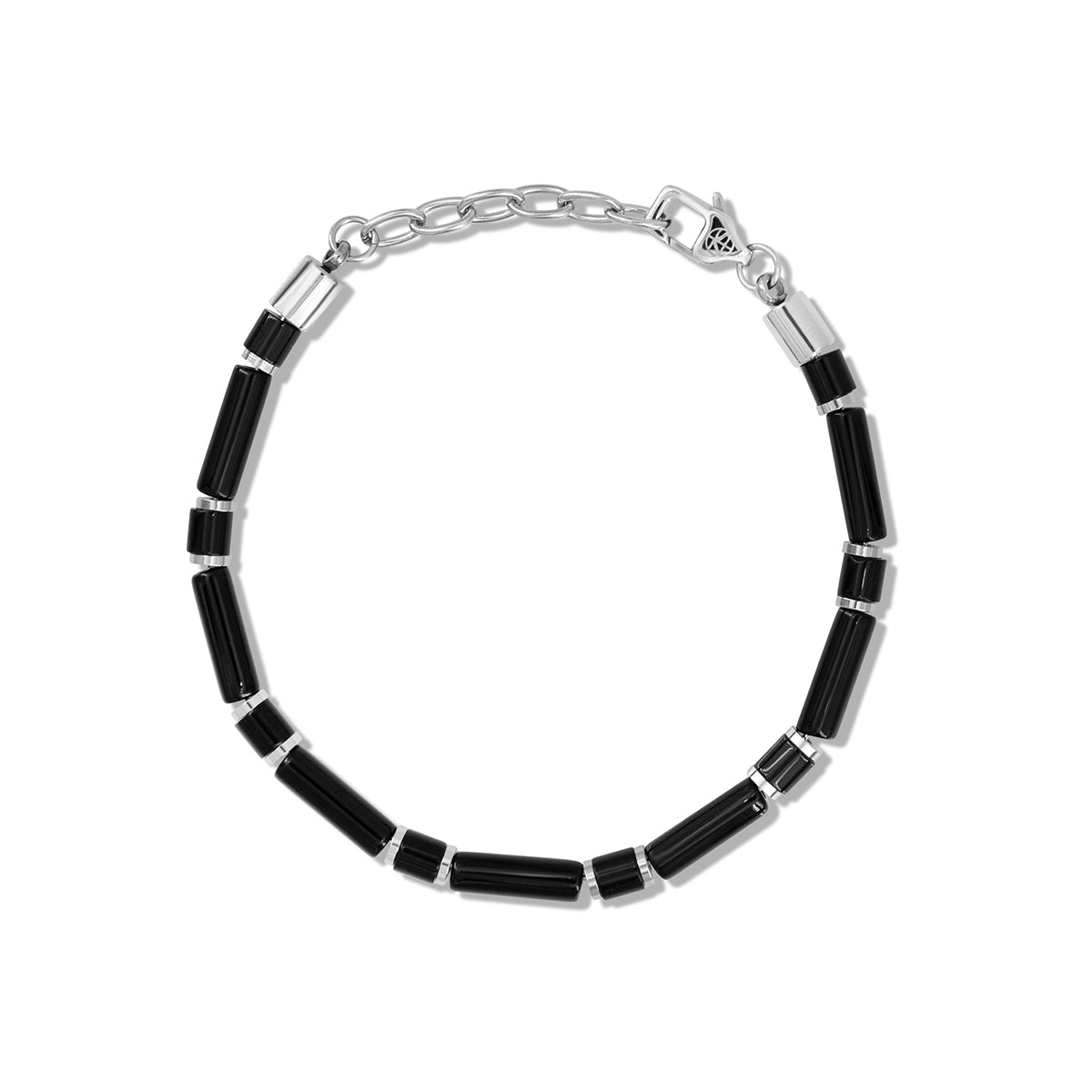 3 Bracelets SET 277 - Noir-Ceramique Agate