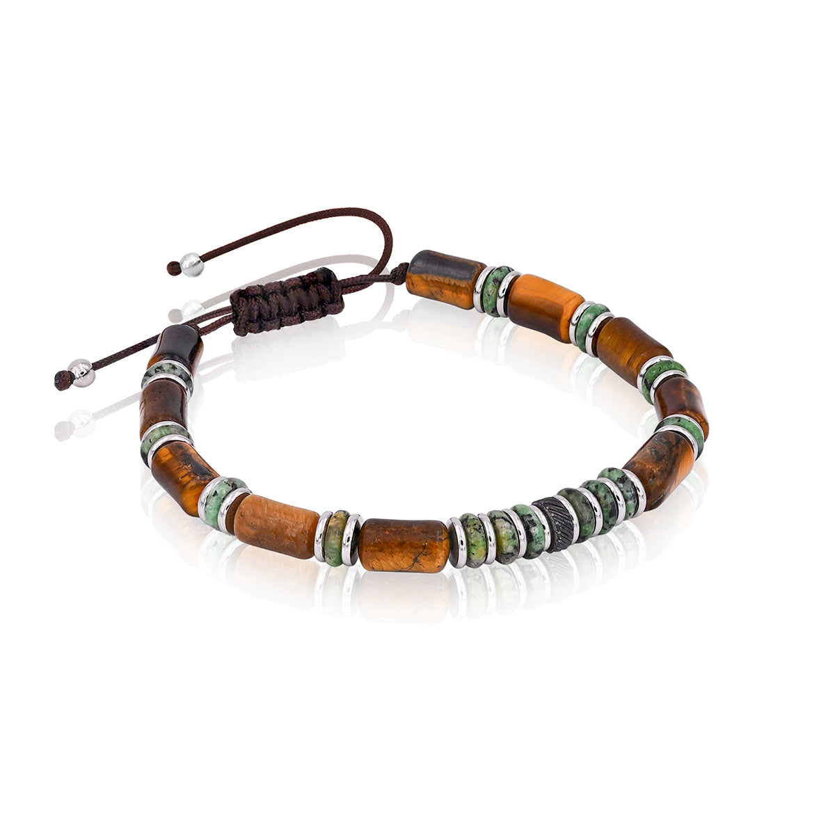 Bracelet CASSIBILE Tiger Eye - Green