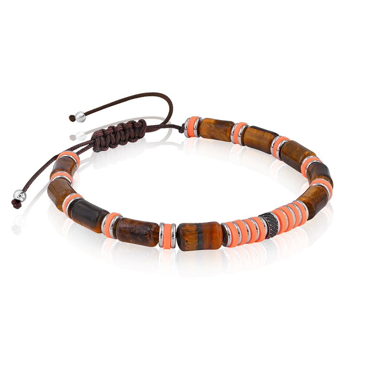 Bracelet CASSIBILE Tiger Eye - Orange