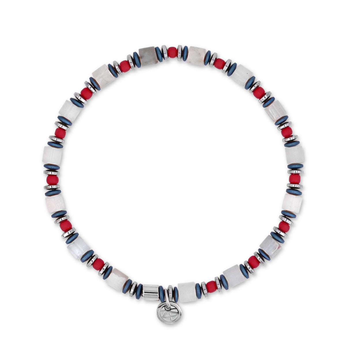 3 Bracelets SET 317 - Leather & Hematite