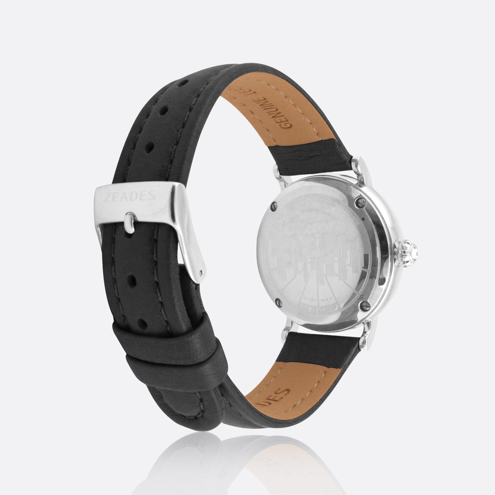 Maroquinière | Watch METROPOLIS 36 - Black Leather