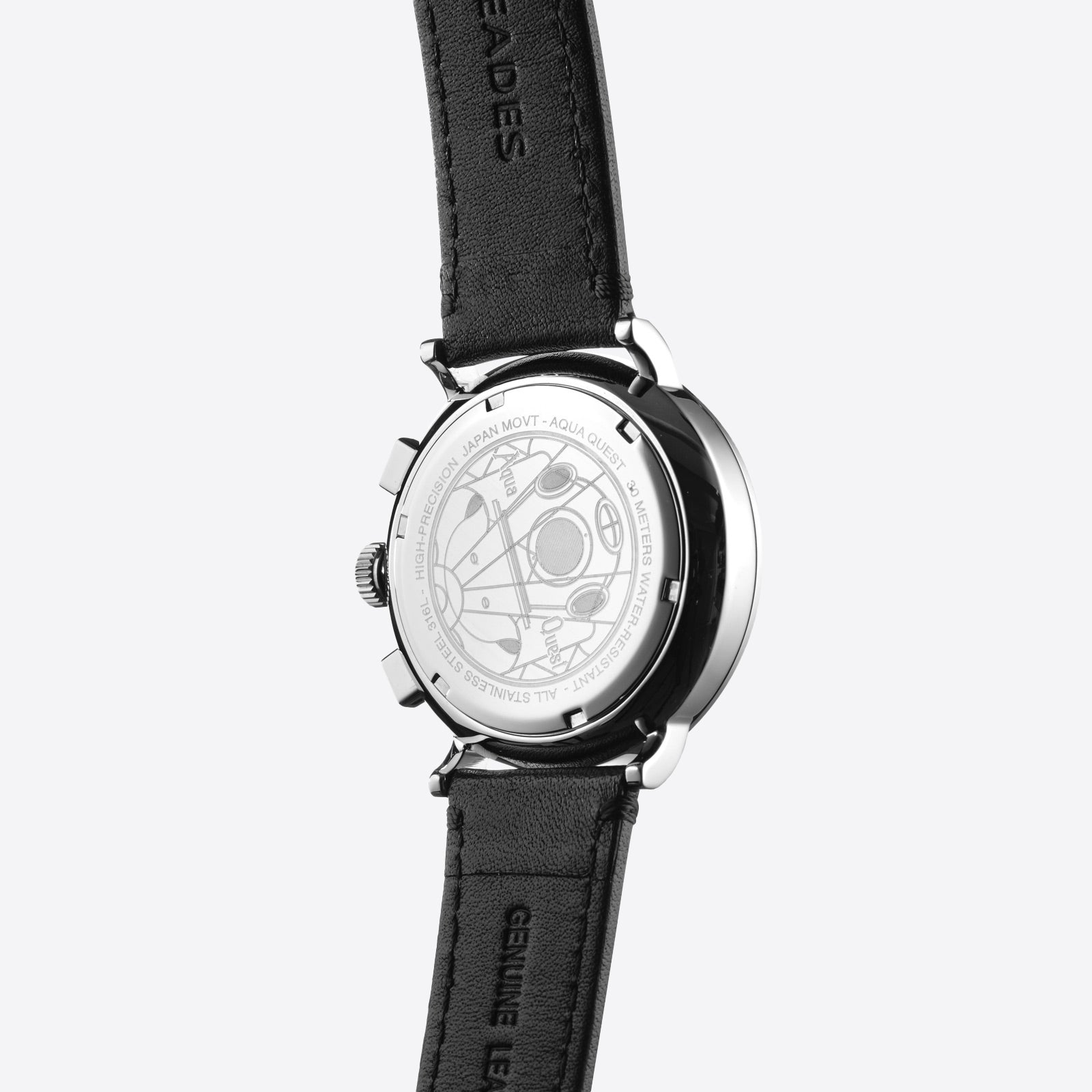 Watch Chronograph AQUA QUEST 43-STA-CBL_BU