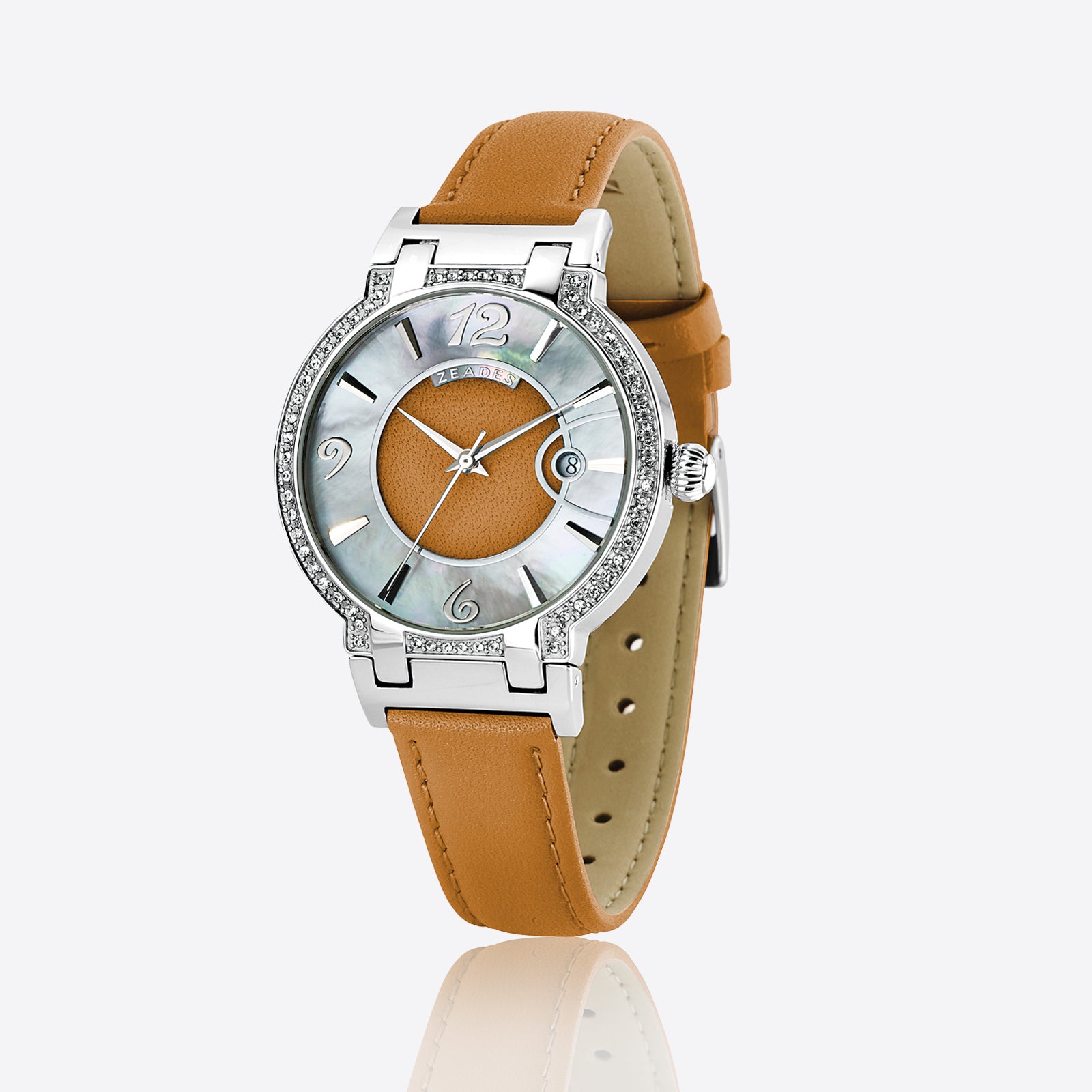 Maroquinière | Watch CALVILLE - Cinnamon leather