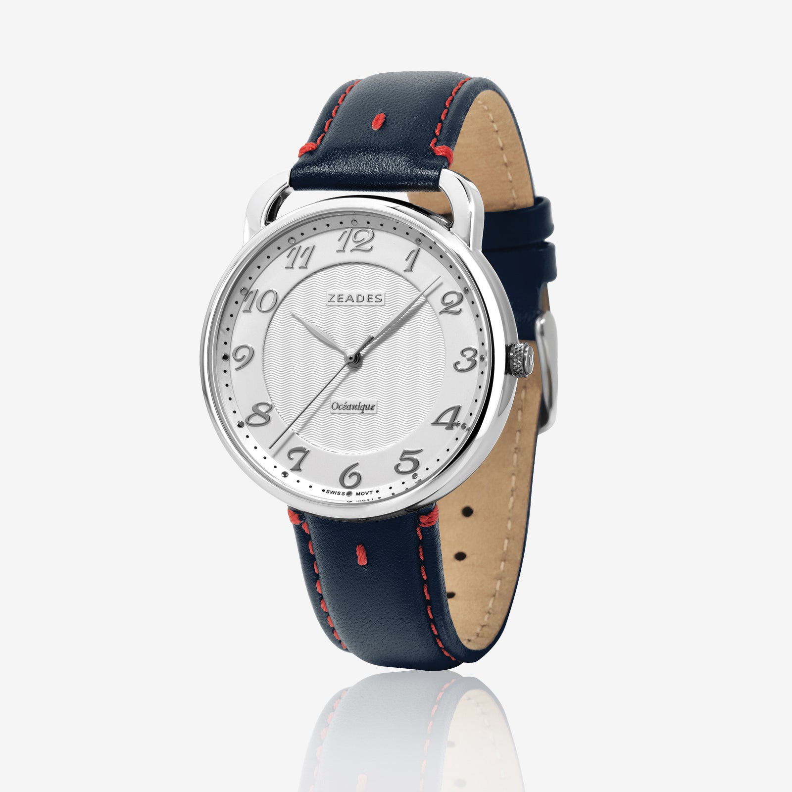 Watch OCEANIQUE 42-STA-TAB/RE - Blue-Red - SWISS Quartz