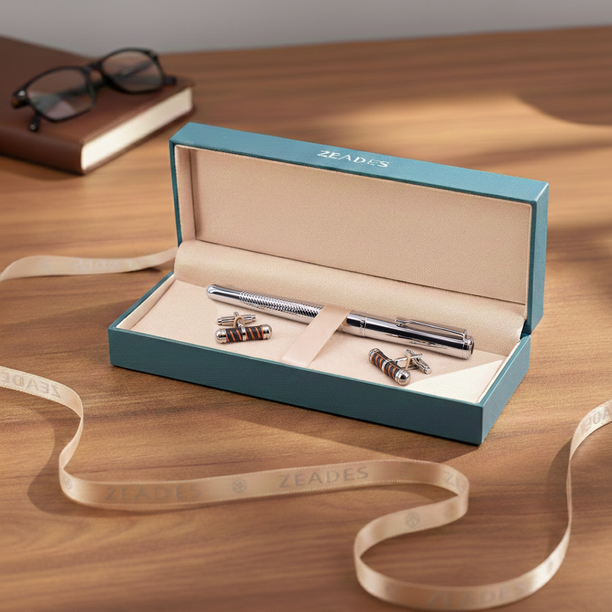 Cufflinks and Pen Gift Set